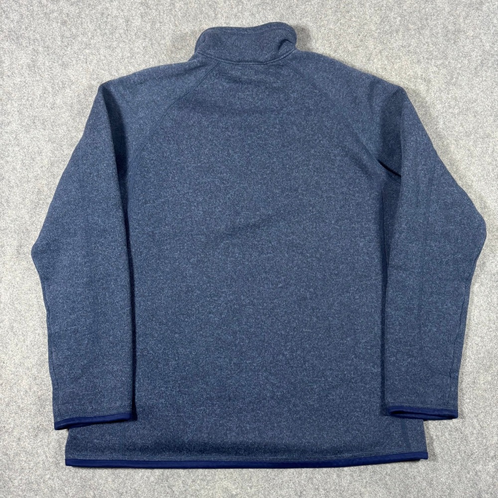Patagonia Better Sweater Mens L Blue 1/4 Zip Pullover Fleece 25522 FA18 Navy - Picture 3 of 9